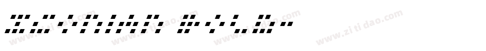 Iconian Bold字体转换